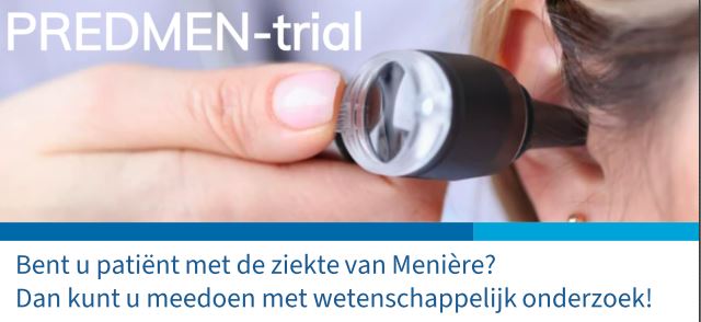 Nieuws - Heb je Ménière? Je kunt meedoen aan wetenschappelijk onderzoek!